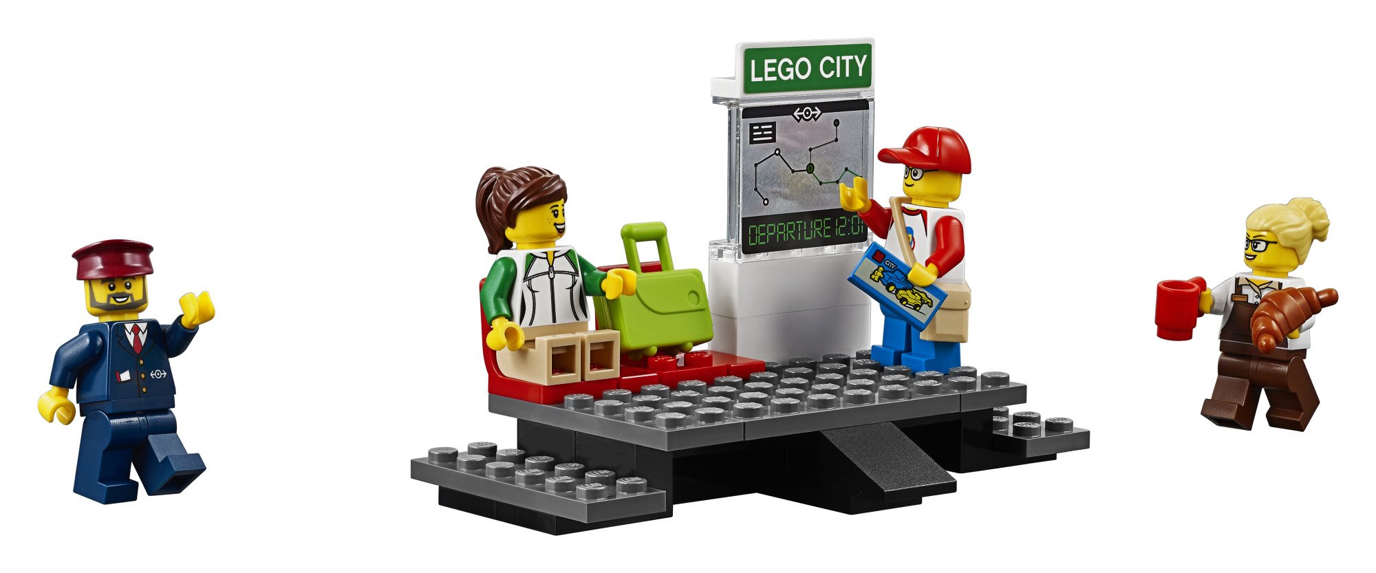 LEGO City 60197 box front showing features and set contents.