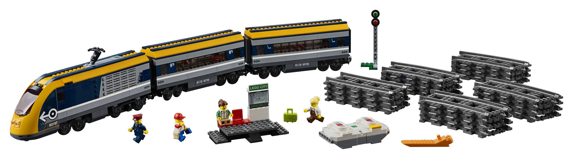 LEGO City 60197 cabin with opening window for pretend driver experiences.
