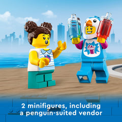 Compact van dimensions help display in kid friendly playrooms