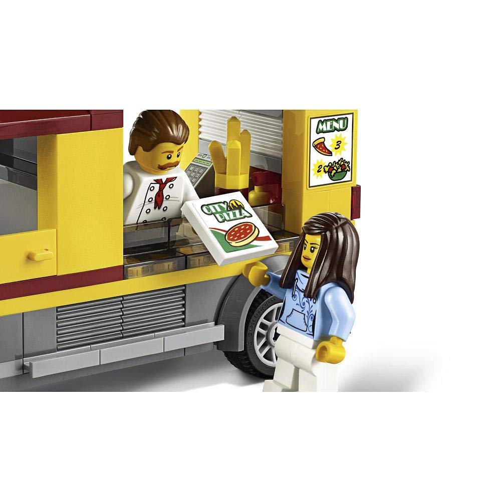 LEGO City Pizza Van 60150 minifigures enhance storytelling and customer interaction.