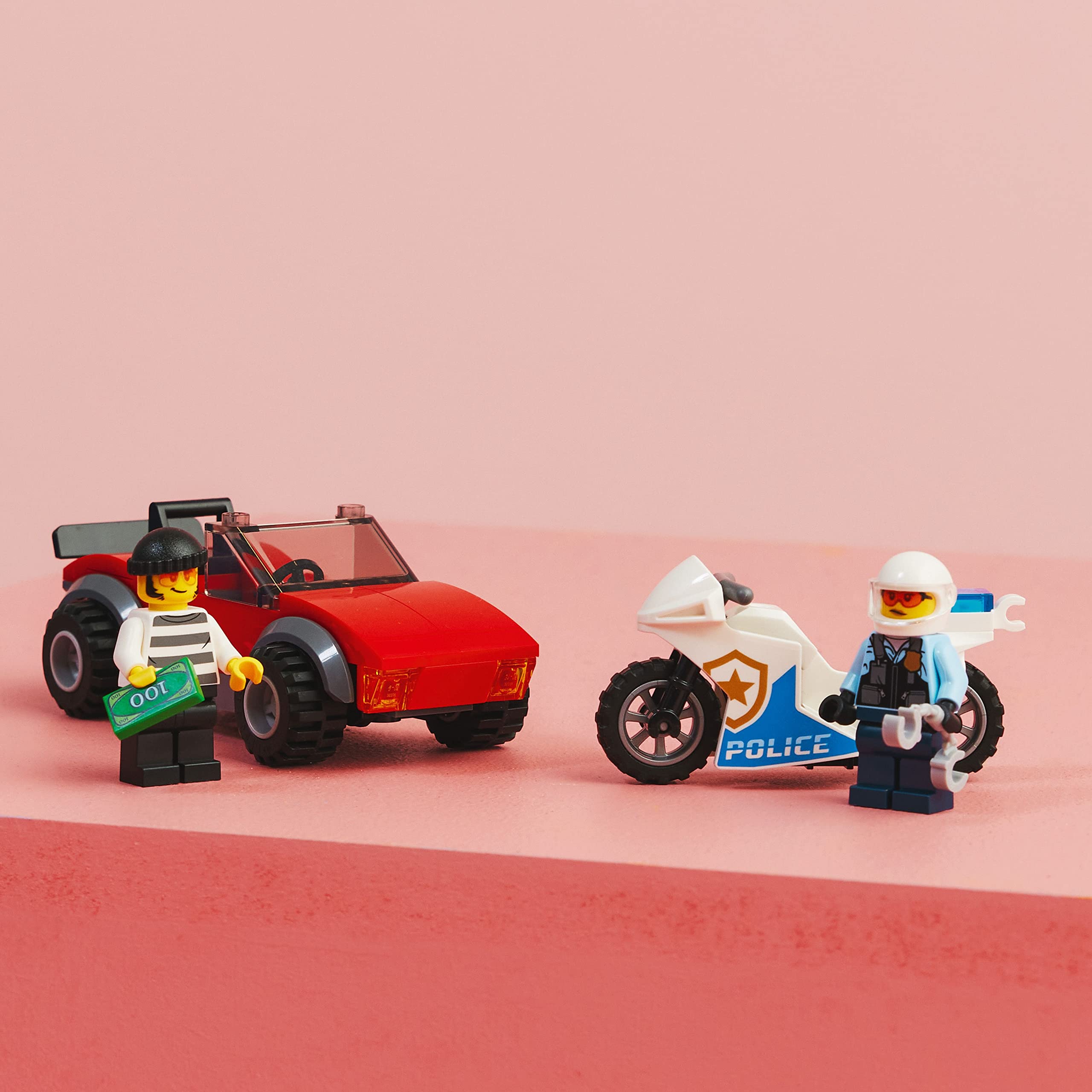 LEGO City Police Bike Chase Builder app guide enables interactive building