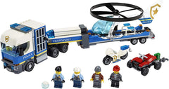 LEGO City Police Helicopter Chase motorcycle ready for a fast pursuit