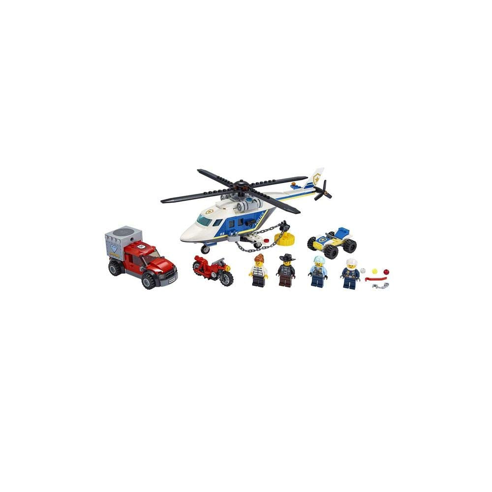 LEGO City Police Helicopter Chase build instructions box and quick setup.