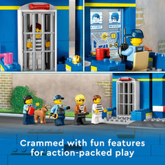 LEGO City Police Station Chase 60370 police dog alerts the team.