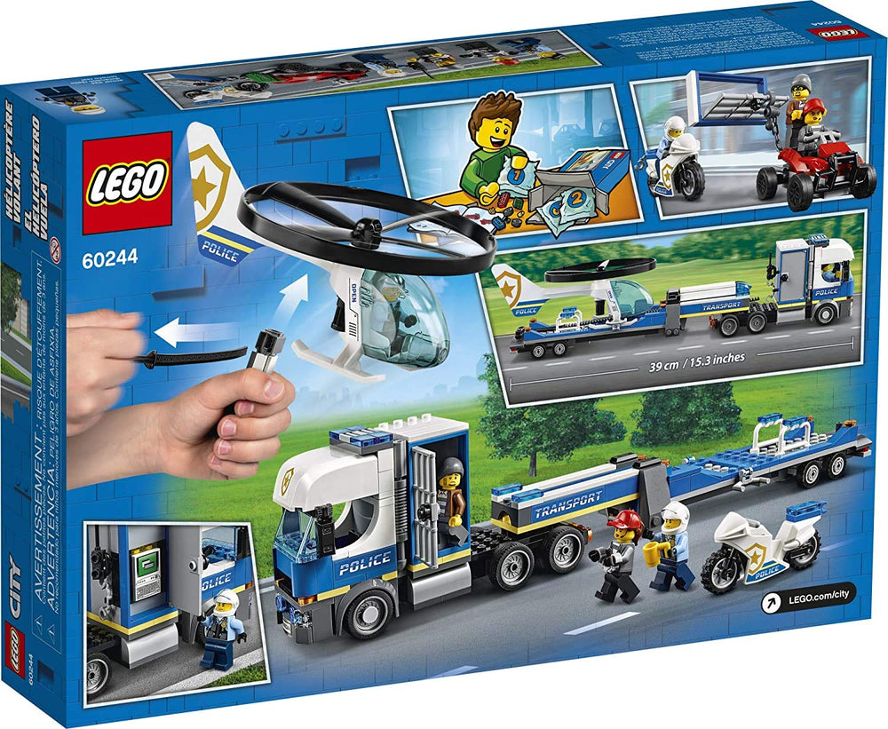 LEGO City Police Transport Truck with detailed cab for police missions