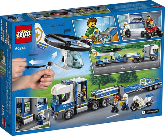 LEGO City Police Transport Truck with detailed cab for police missions