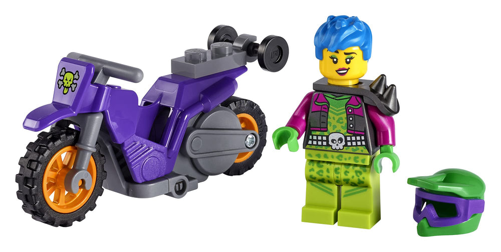 LEGO City Raze minifigure included for action-packed stunt scenes.
