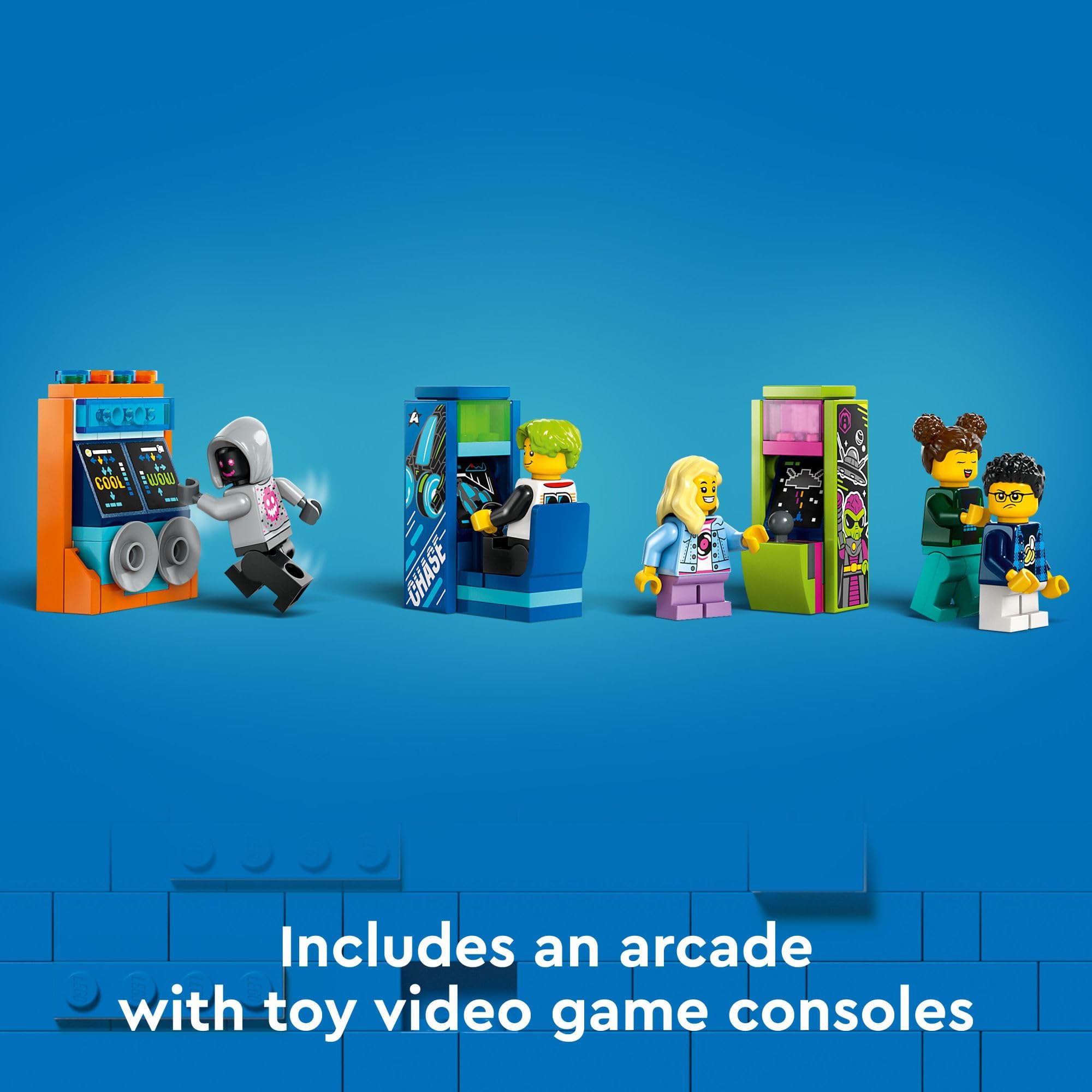 LEGO City slushy bar and cups add arcade favorites