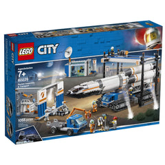 LEGO City Rocket Assembly rover with extending arm for exploration play