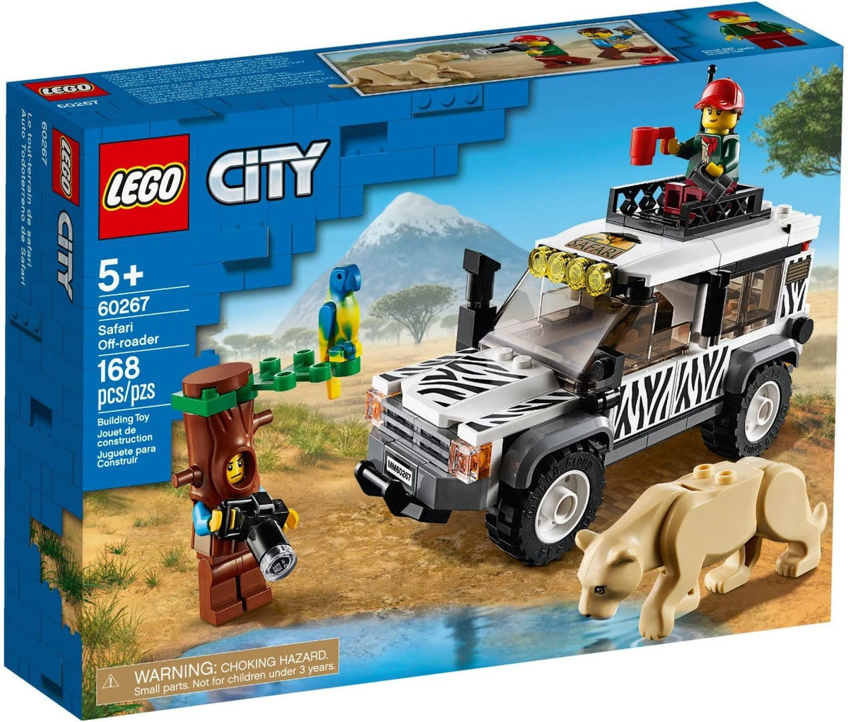 LEGO City Safari Off-Roader vehicle ready for wild adventures with open-ended play