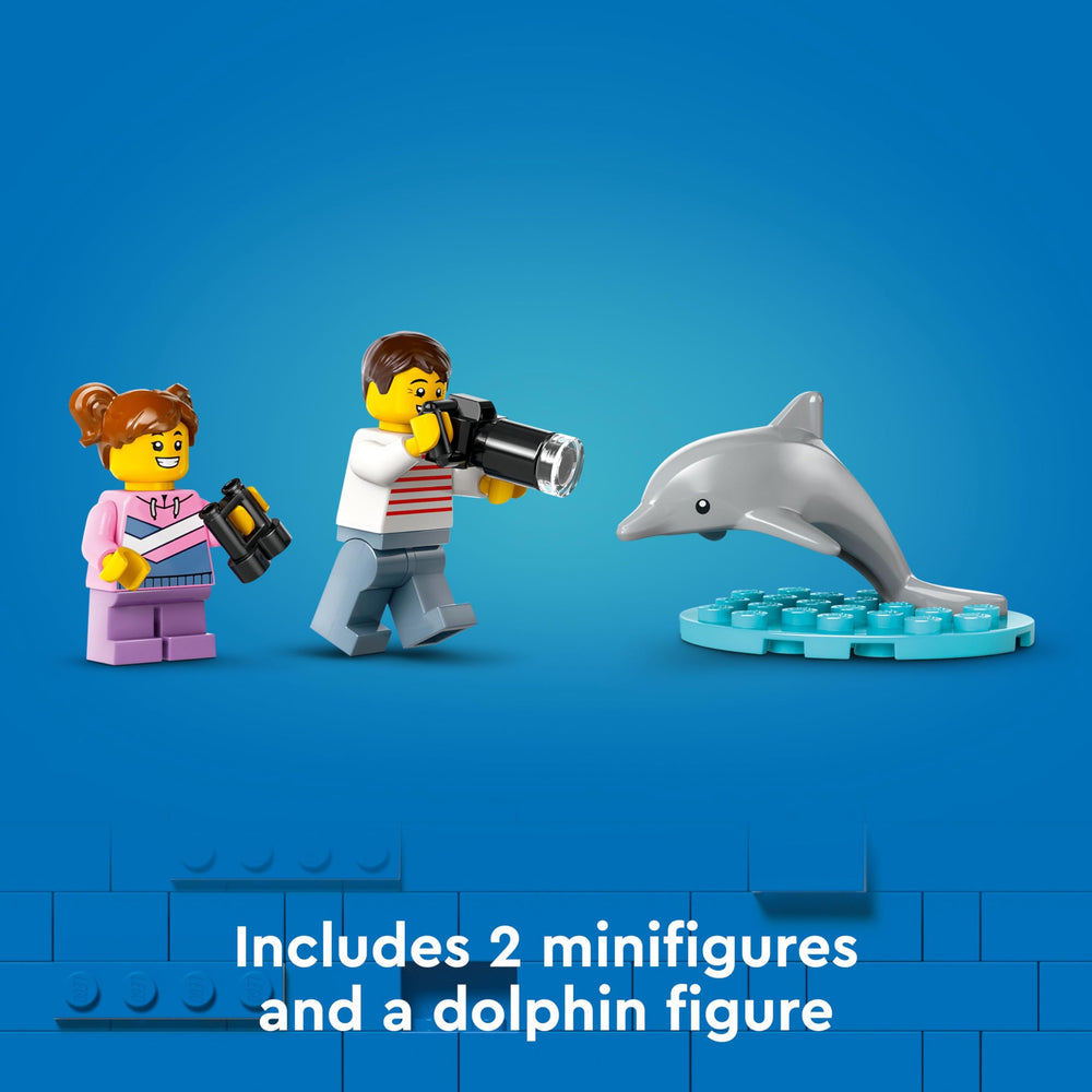 LEGO City Sailboat builder app interface enables 3D previews