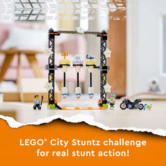 LEGO City Stuntz stunt bike delivering fast action and repeatable launches.