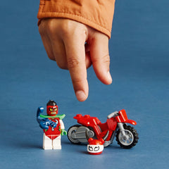 LEGO Luchedora with pet scorpion enhances storytelling during play.