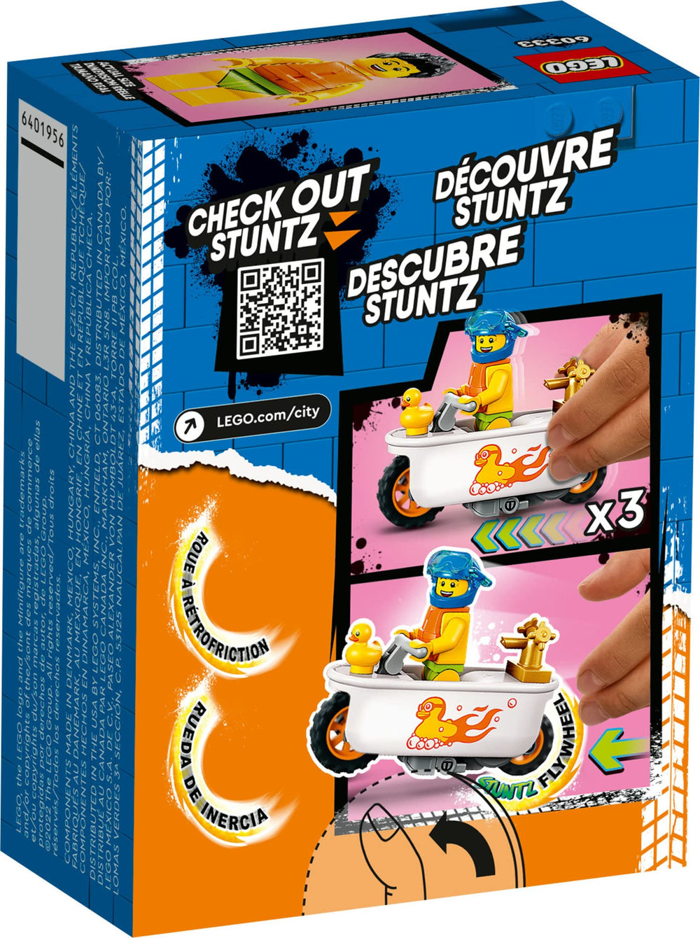 LEGO City Stuntz set connects with other sets for bigger stunt-show adventures.