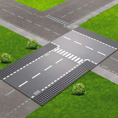 LEGO City T-junction plate 60236 creates flexible intersections for play