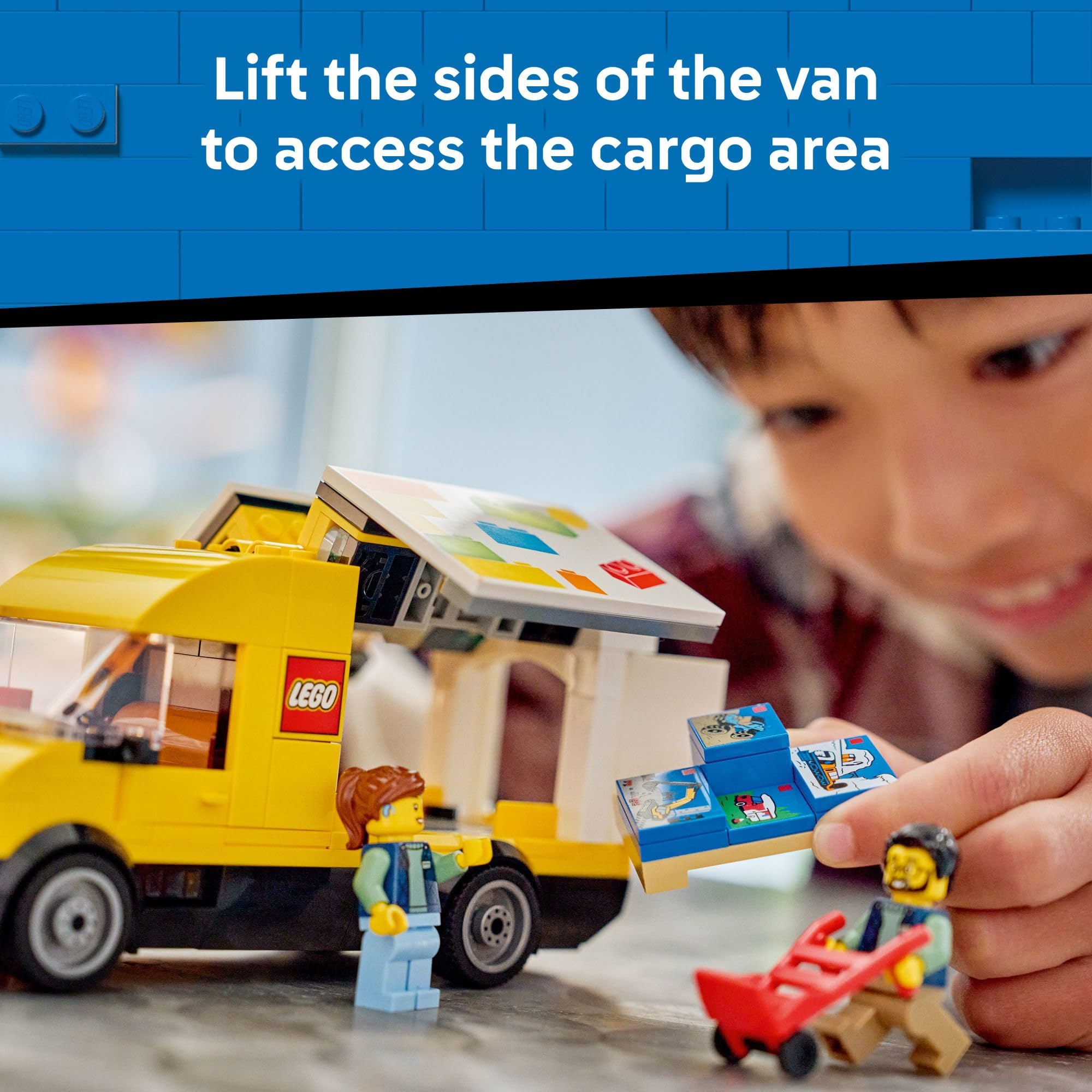 LEGO City 60500 driver minifigure for role-play scenarios.