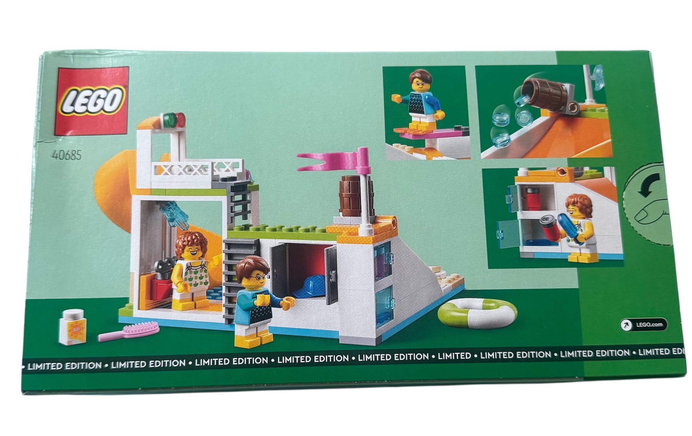 LEGO City Water Park Promo Set 40685 minifigs showcase two child characters for storytelling.