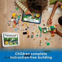 On-screen missions powered by the LEGO Building Instructions app