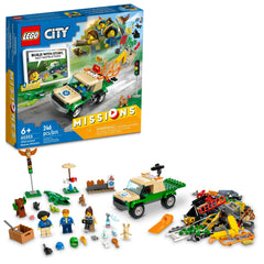 LEGO City 60353 mission truck ready for digital adventure challenges