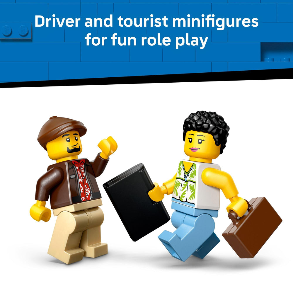 LEGO City Taxi 60487 printed stickers with GPS and logos for realistic scenes