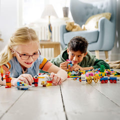 LEGO Classic 90 Years of Play bricks on a table ready for quick builds.
