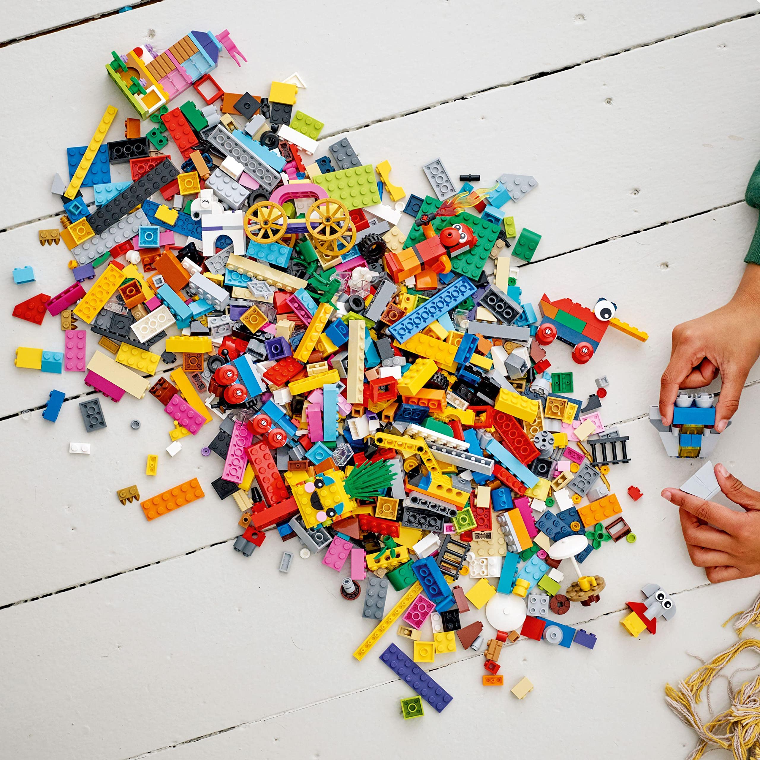 LEGO Classic 90 Years of Play fits gift-giving with timeless packaging.