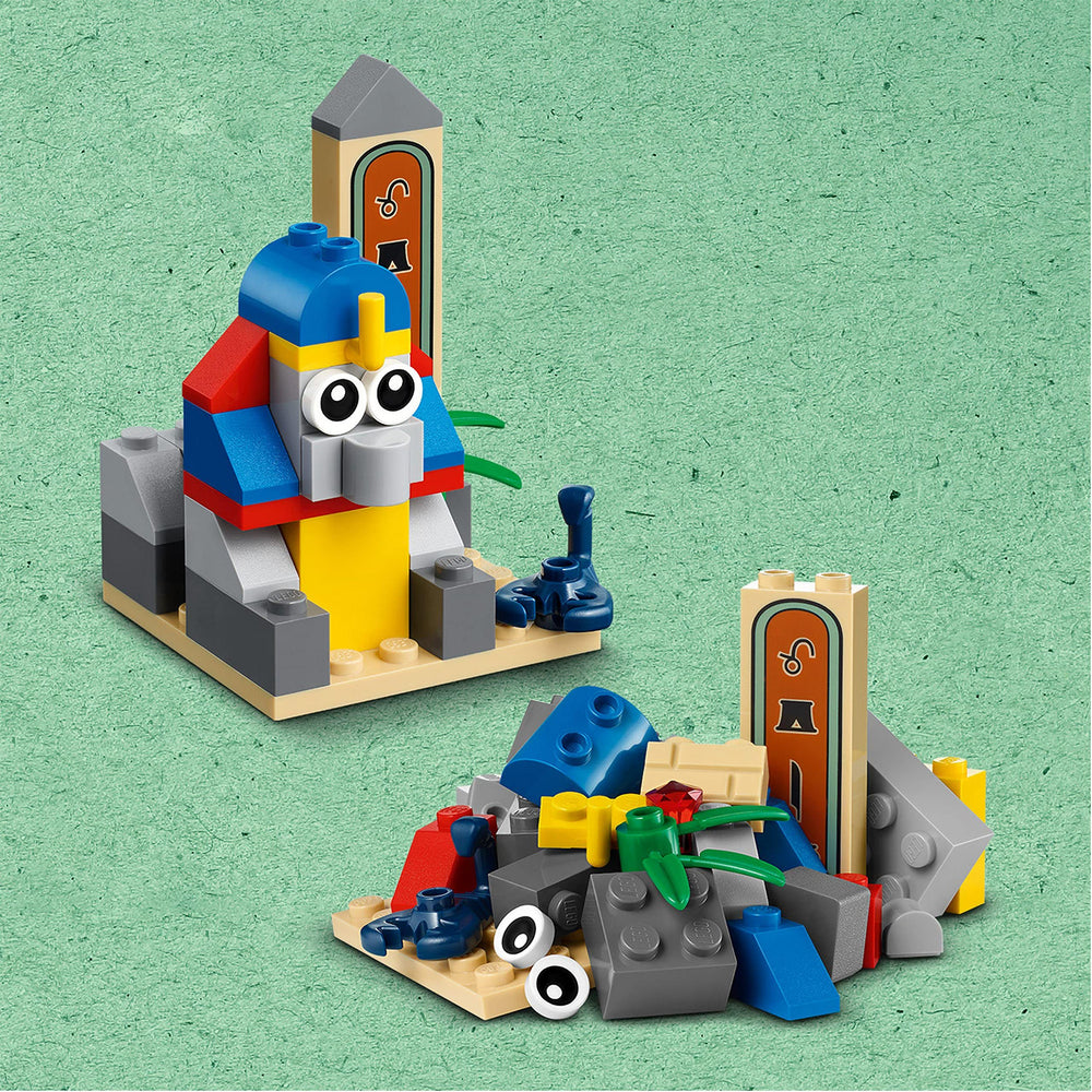 LEGO Classic 90 Years of Play open-ended bricks encourage imaginative problem-solving during play.