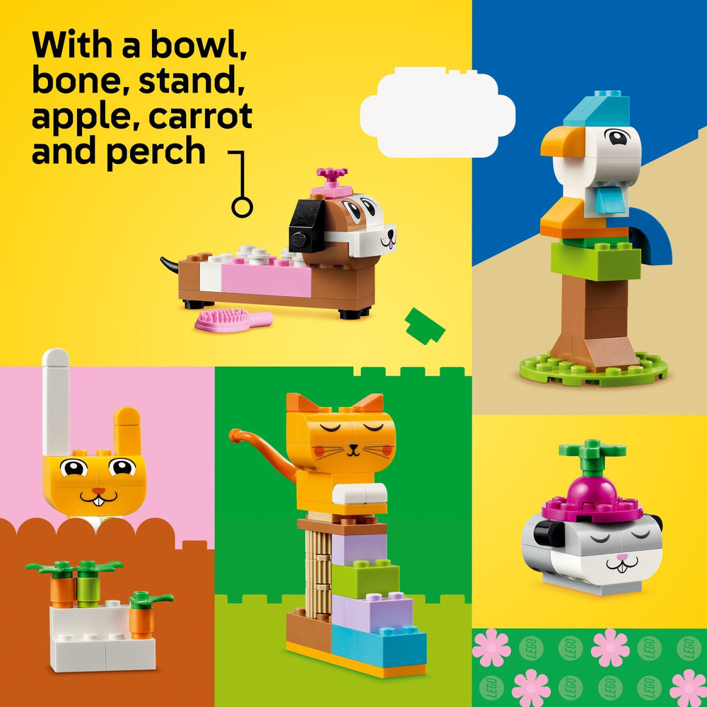 LEGO Classic Creative Pets ideas guide boosts free-building creativity.