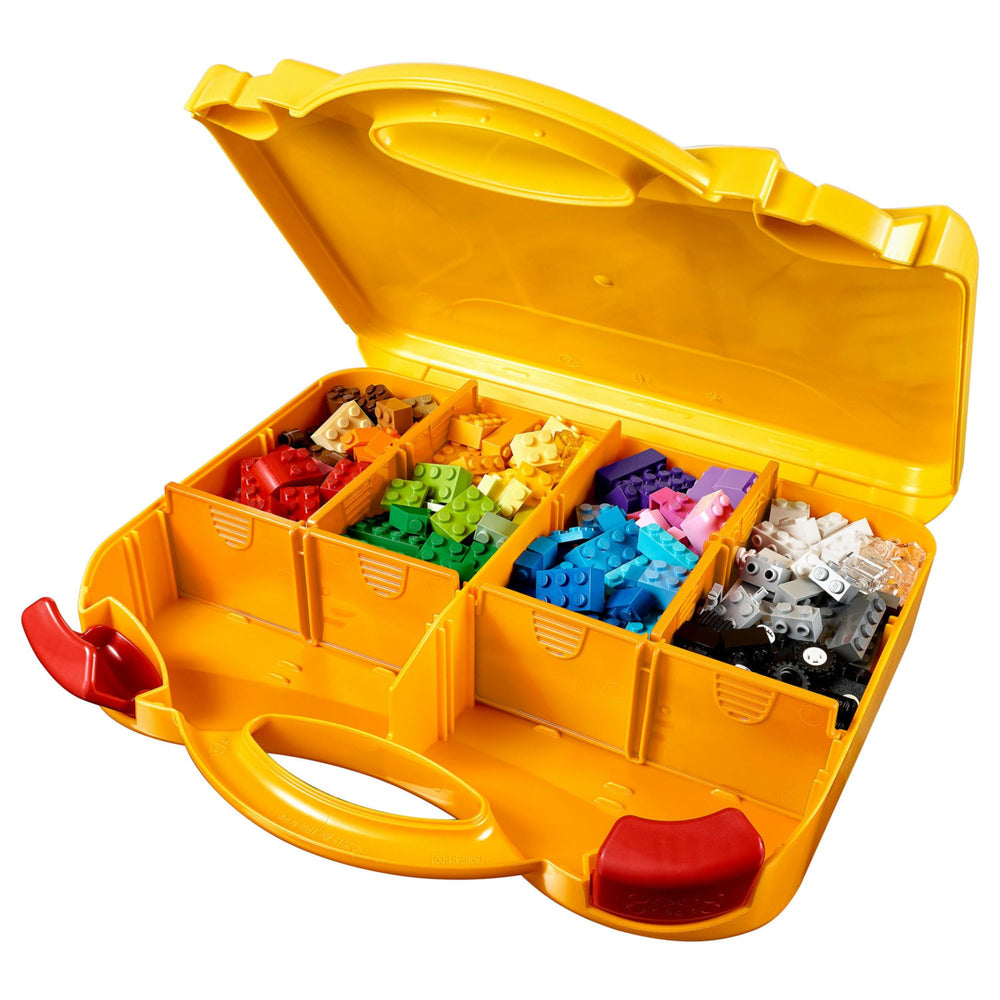 LEGO Classic Creative Suitcase travel-friendly set invites kids to build anywhere