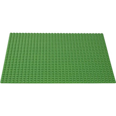 LEGO Classic green baseplate 32x32 studs, ideal for building and displaying LEGO creations on a table