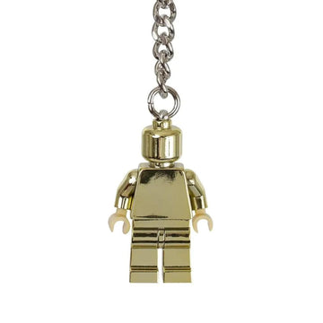LEGO Classic Golden Figure Keychain 852688, ideal for display and collection.