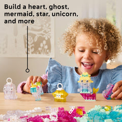LEGO Classic Magical Transparent Box hanging-brick display ready for room decor and displays