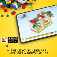 LEGO Classic Monkey Fun buildable tree creates a natural jungle backdrop