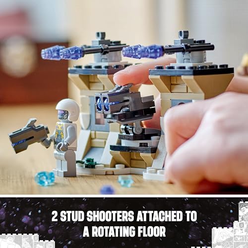 LEGO clear blue flight bricks creating dramatic flying visuals