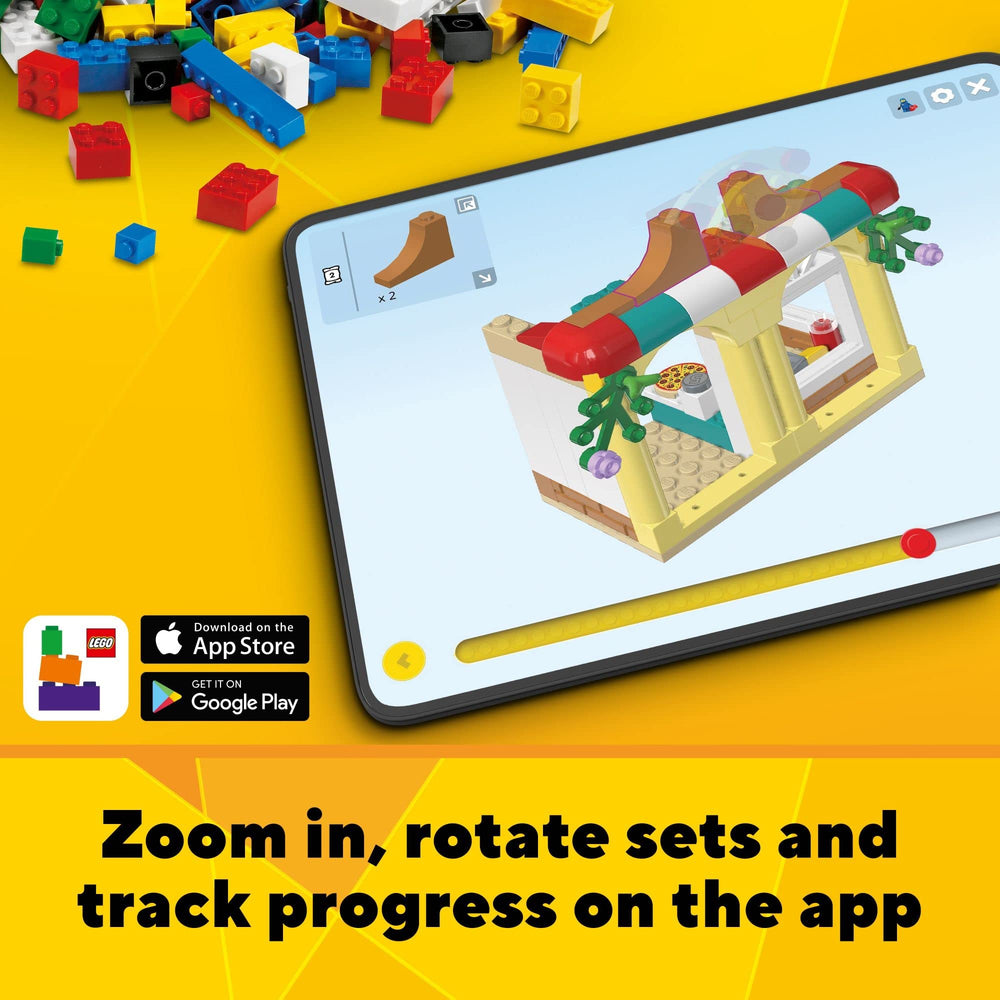 LEGO Creator 3-in-1 Cozy House middle opening feature enhances play options