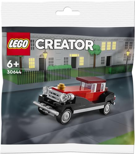 LEGO Creator 30644 Classic Car pieces laid out, 36-piece quick-build session.