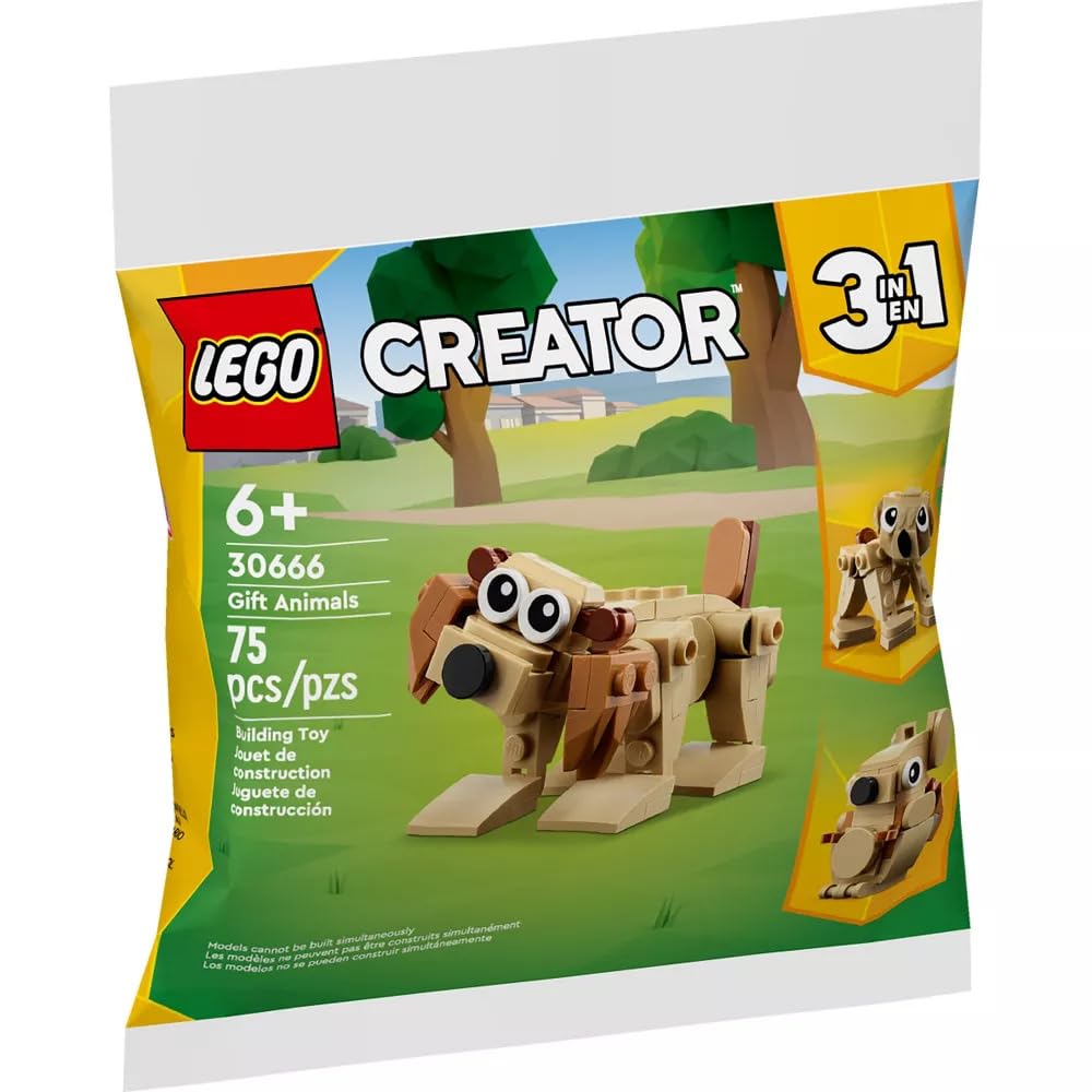 LEGO Creator 30666 three-in-one playset ready for on-shelf display.