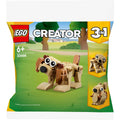 LEGO Creator 30666 dog model for imaginative play and quick setup.
