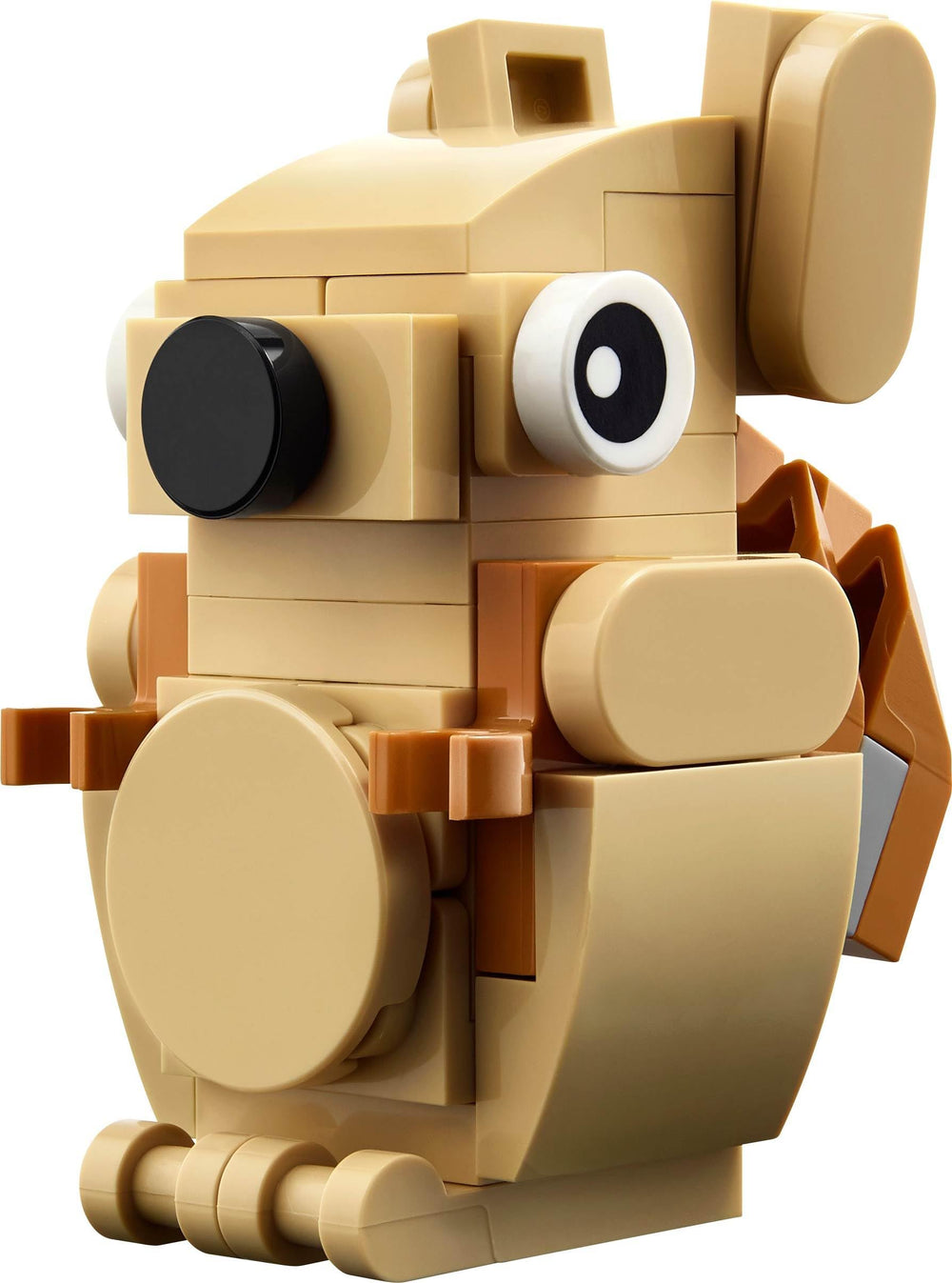 LEGO Creator 30666 squirrel piece ideal for portable building fun.