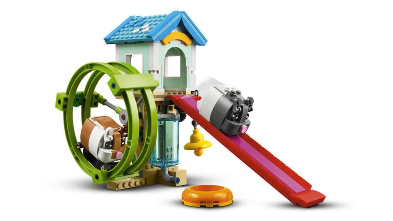 LEGO Creator 31155 hamster wheel food bowl supports pretend meals
