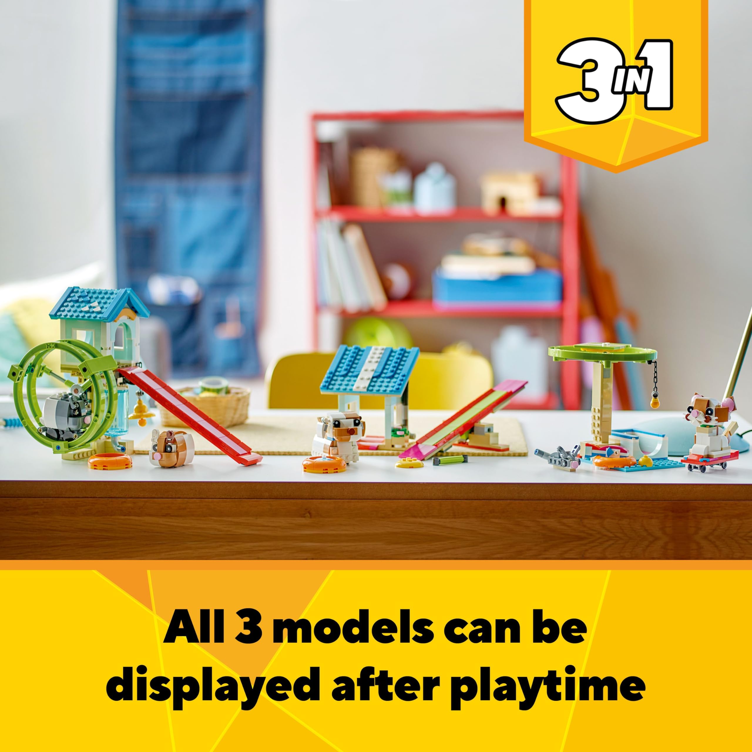 LEGO Creator 31155 hamster wheel hanging bell introduces audio cues during play