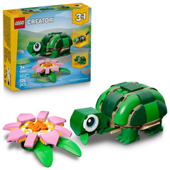 LEGO Creator 31377 Lazing Turtle Waterside ready for imaginative play