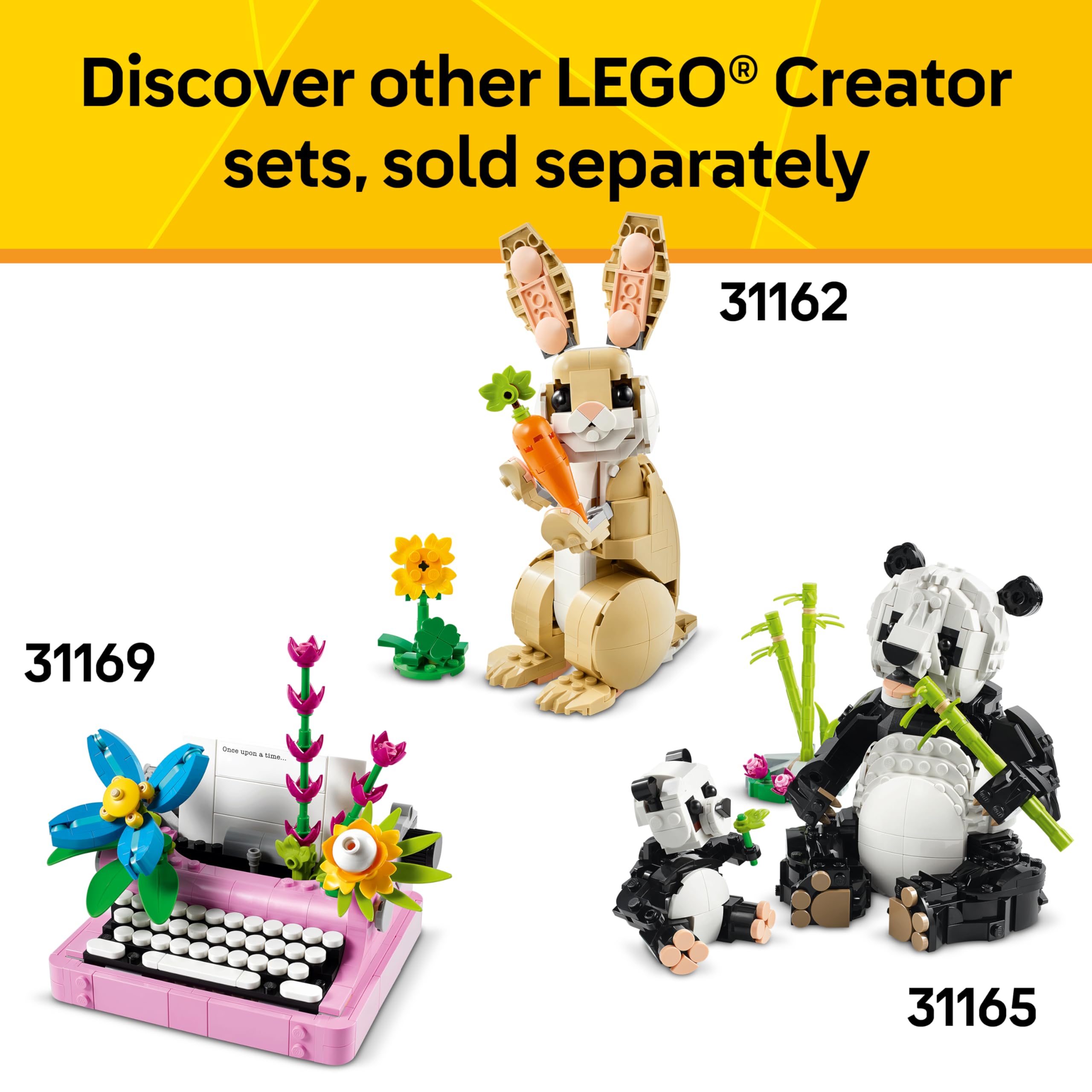 LEGO Creator 3 in 1 cat build set encouraging creative rebuilding.