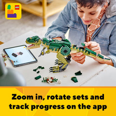 LEGO Creator 3-in-1 dinosaur with poseable joints for storytelling
