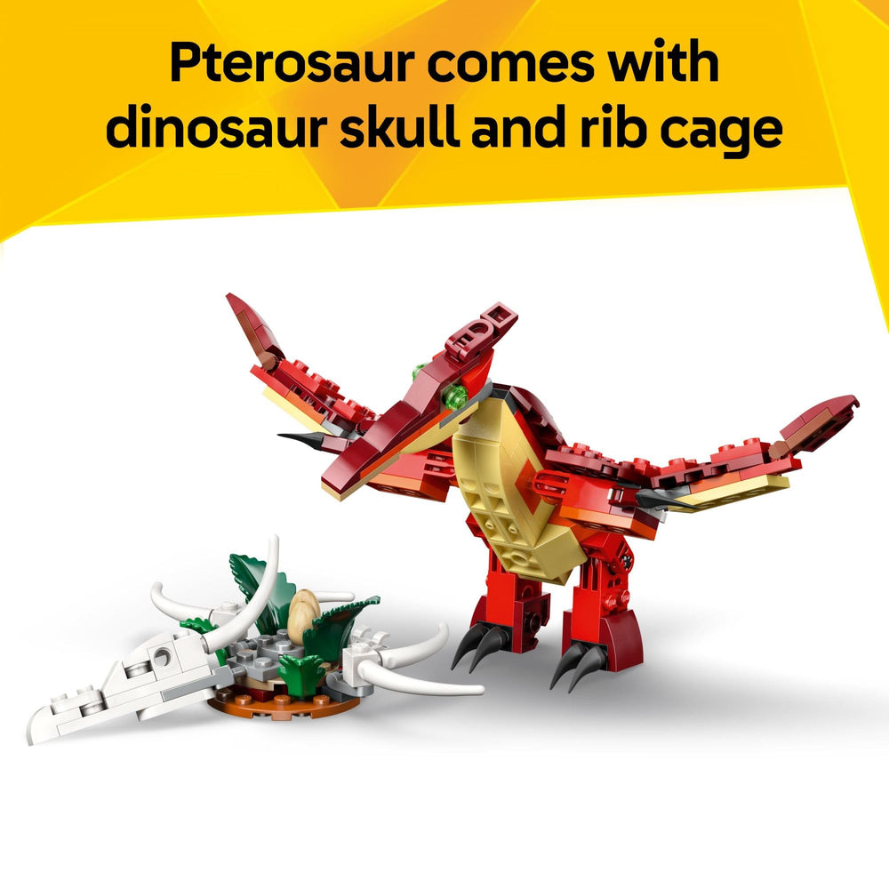 LEGO eggs and plant accessory for enhanced prehistoric scenes