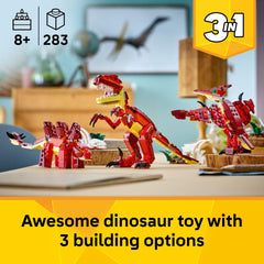 LEGO Creator 3-in-1 Fierce Dinosaur Stegosaurus with movable parts for interactive storytelling