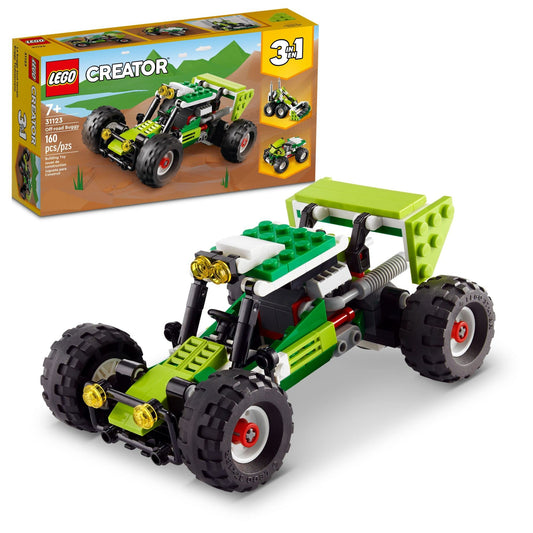 LEGO Creator 3in1 off-road buggy front view for inspiring car adventures
