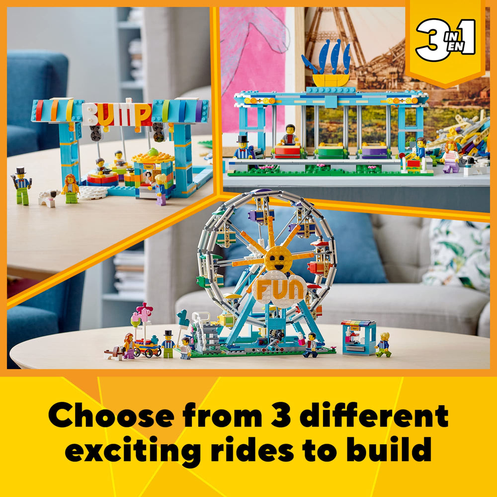 LEGO Creator 3in1 swing boat ride—nautical theme with moving parts.