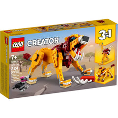 LEGO Creator 3in1 Wild Lion warthog model with movable head and legs