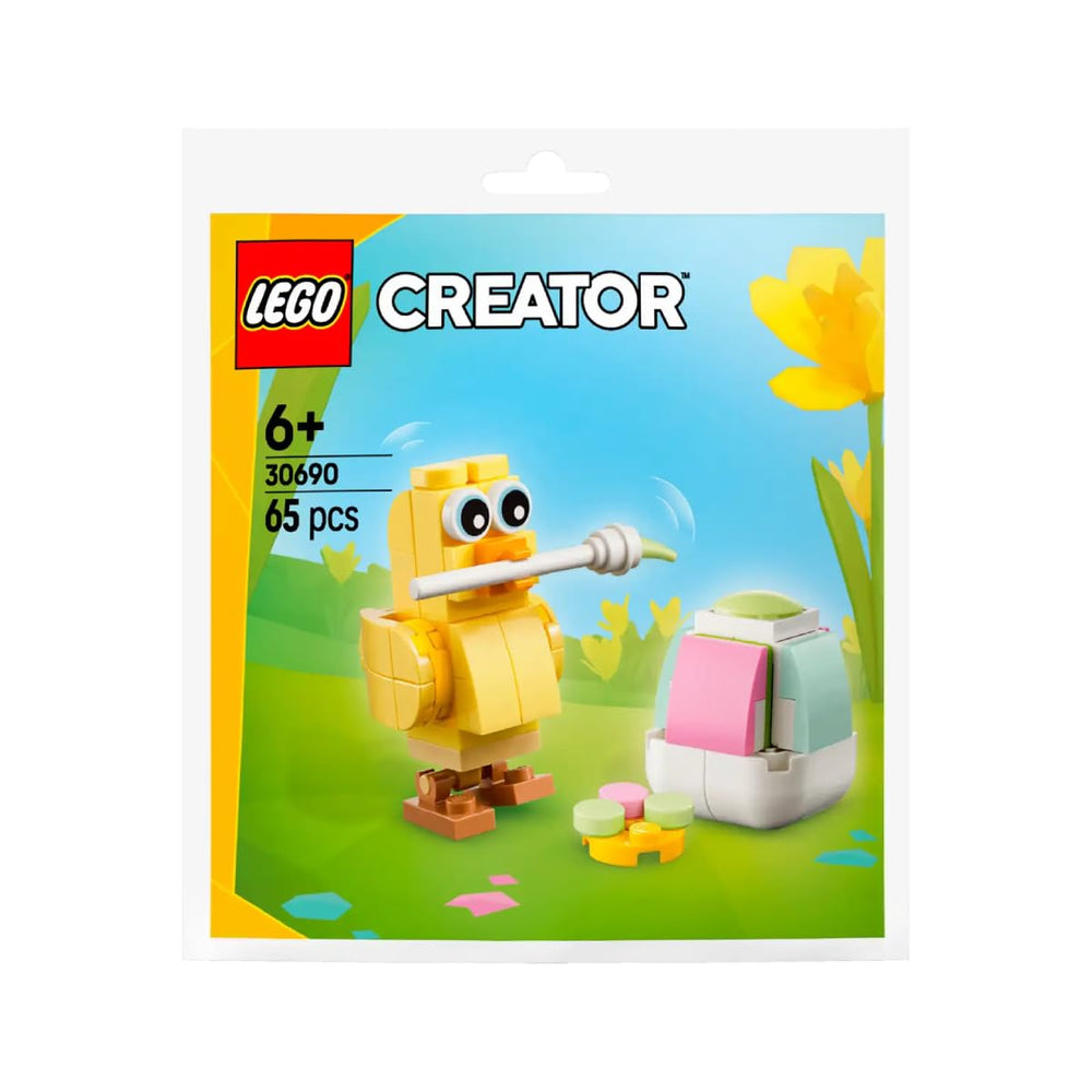 LEGO Creator 30690 Easter Egg and Chick side view for storytelling builds.